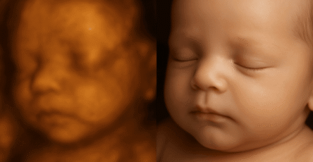 Yapay Zeka ile 4D Ultrason Görüntüsünü Gerçekçi 8K Bebeğe Dönüştürme